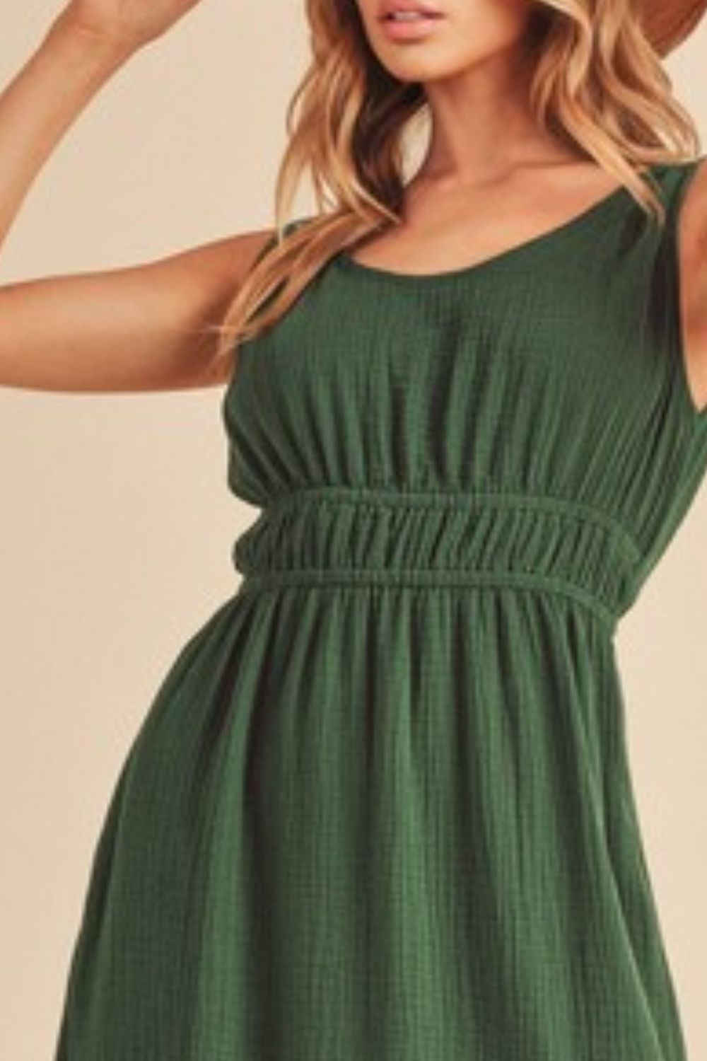Side Slit Round Neck Sleeveless Midi Dress For Women Versatile, Chic & Comfortable for Any Occasion