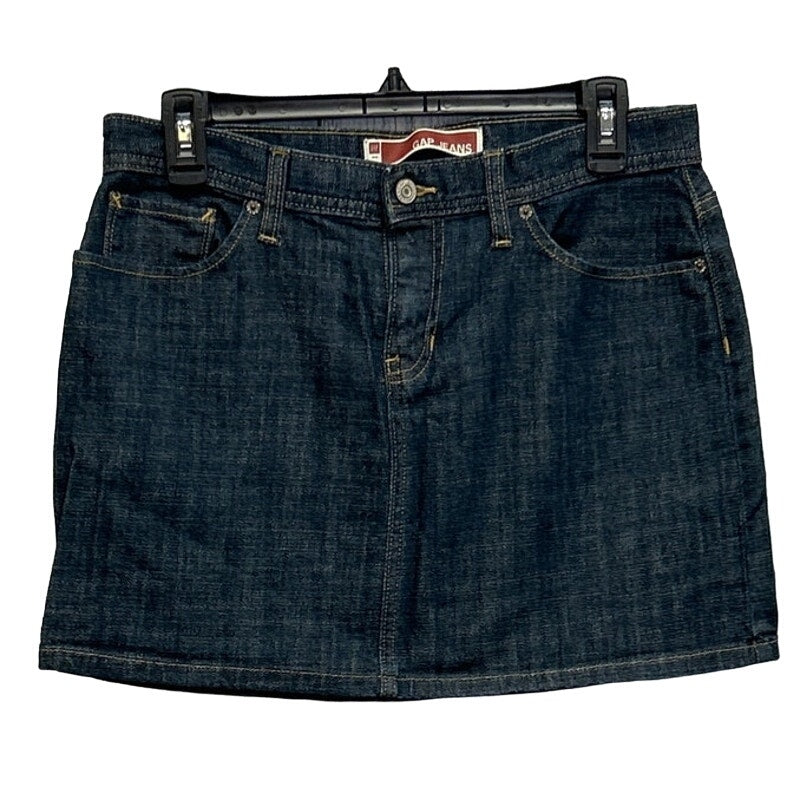 2008 Gap Jeans Womens Size 6 Stretch Cotton Dark Wash Denim Jean Pencil Skirt