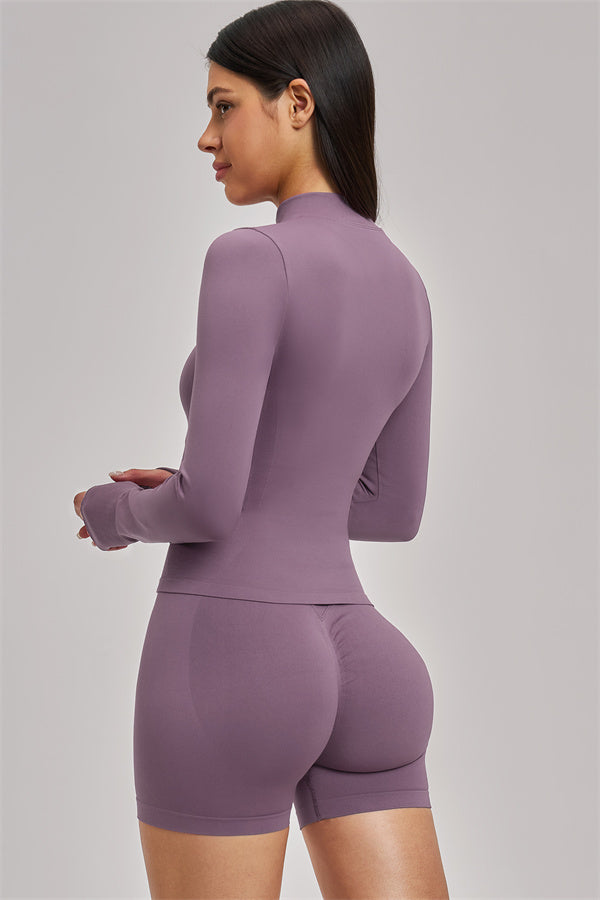 The Vision Jacket Sports Bra Shorts 3-Piece Set