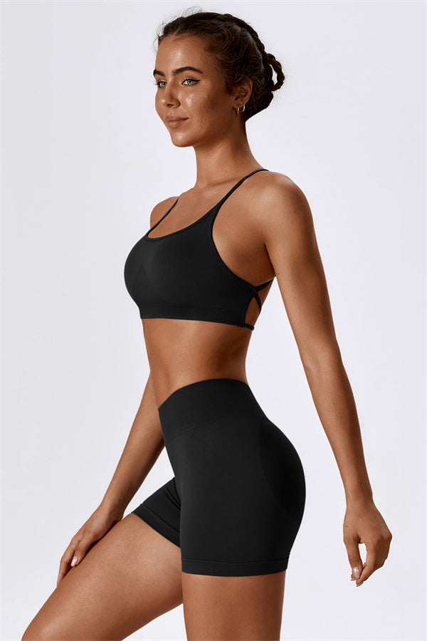 Nova Luxe Sports Bra Shorts 2-Piece Set
