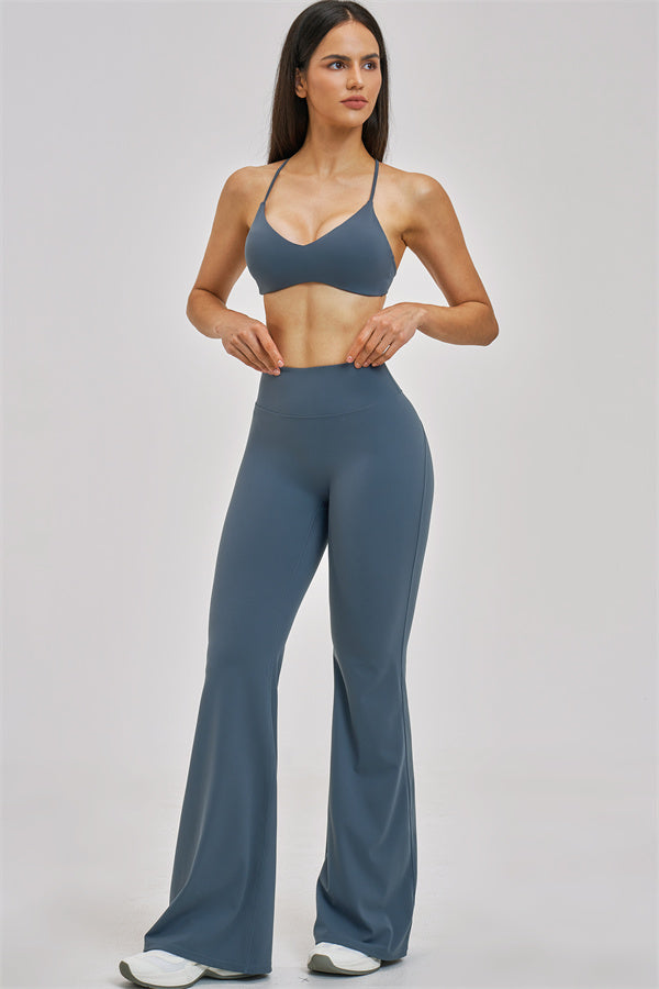 The Zenith Sports Bra Flared Leggings 2-Piece Set