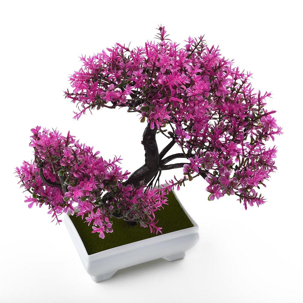 Fake Artificial Pot  Bonsai Potted Simulation Table Ornaments For Garden Party Hotel Office Decor Fake Flowers Arrangements for Home Decoration