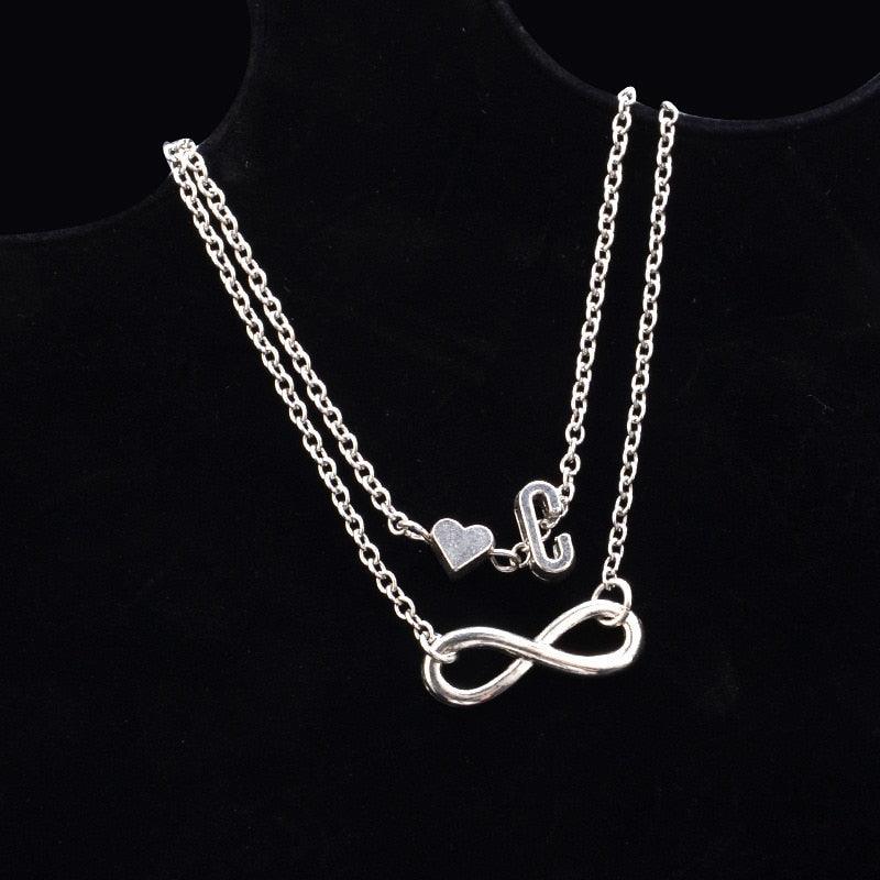 Fashion Bracelets Silver Color Geometric Infinity Symbol Letters Sterling Silver Adjustable Mother's Day Jewelry Gift Birthday Valentine’s Day Gifts For Women Mom Wife Girls