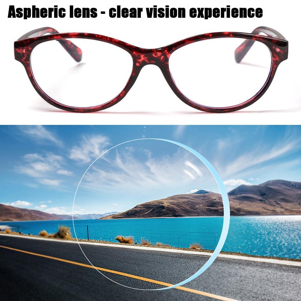 Fashion Reading Eyeglasses Men Women High Definition Transparent Optical Eyewear Anti Blue Eye Protection Eyeglasses Transparent Optical Eyewear With Diopter +1.0~+ 4.0