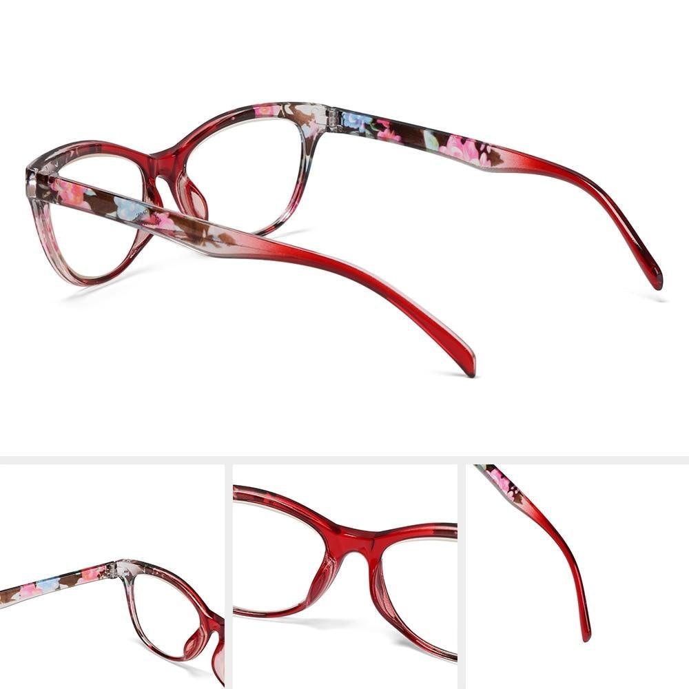 Fashion Reading Eyeglasses Men Women High Definition Transparent Optical Eyewear Anti Blue Eye Protection Eyeglasses Transparent Optical Eyewear With Diopter +1.0~+ 4.0