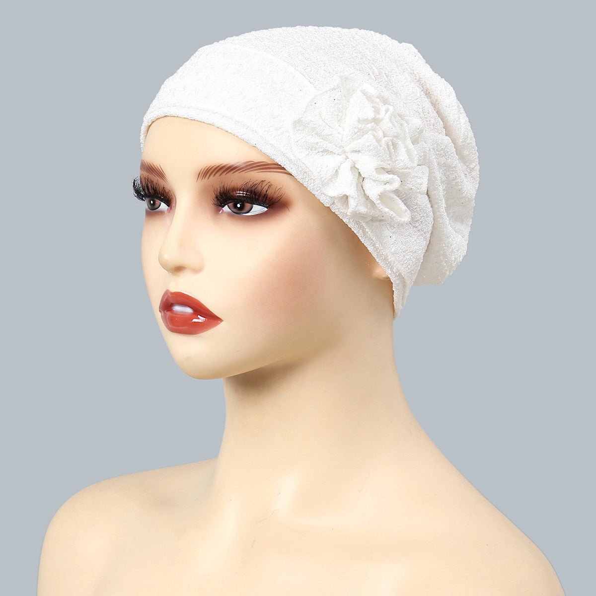 Fashion Women Solid Rose Flower Stretch Underscarf（MH112）