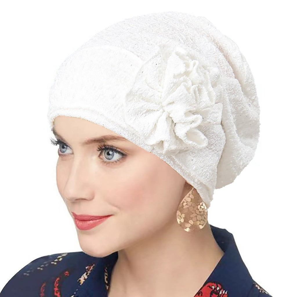 Fashion Women Solid Rose Flower Stretch Underscarf（MH112）