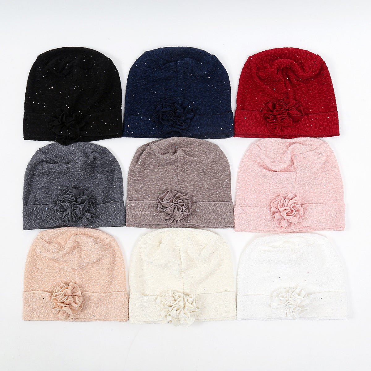 Fashion Women Solid Rose Flower Stretch Underscarf（MH112）