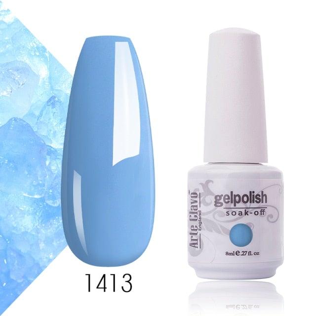 Fashion Womens Gel Nail Polish Multi Colors New UV LED Glossy Matte Luxury Design For Women