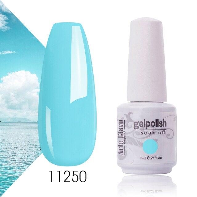 Fashion Womens Gel Nail Polish Multi Colors New UV LED Glossy Matte Luxury Design For Women