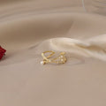Fashionable And Personalized Light Luxury Open Ring(MAC233)