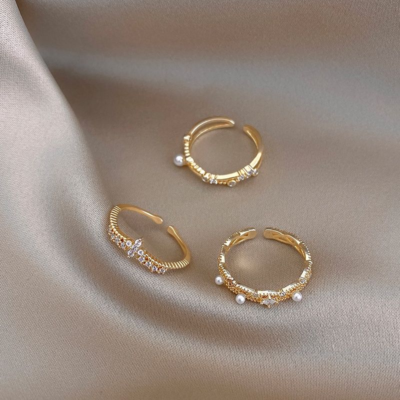 Fashionable And Personalized Light Luxury Open Ring(MAC233)