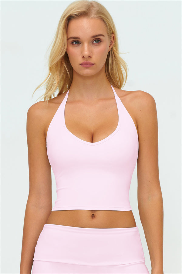 The Twirl Zip Jacket Halter Tank Top New Straight Leg Pants 3-Piece Set