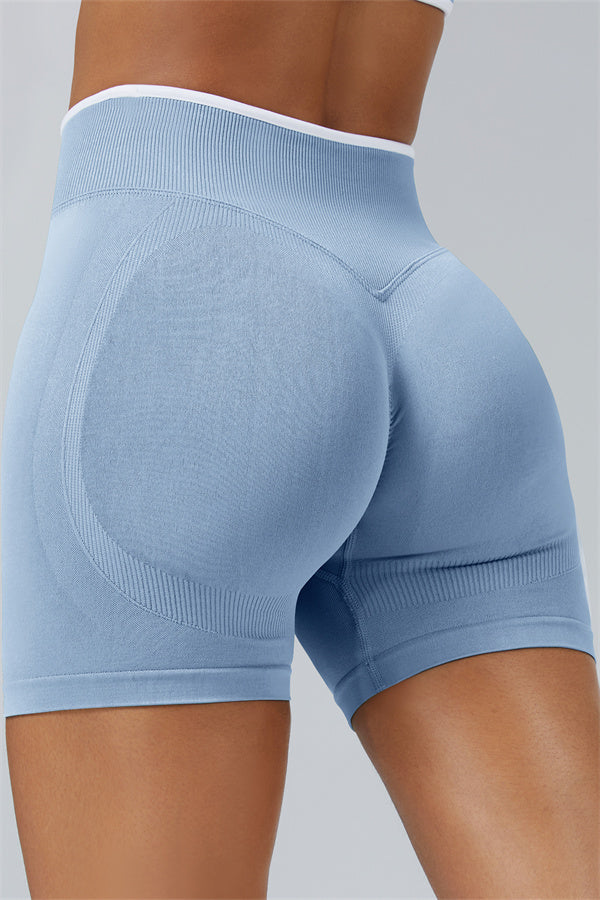 The Elevate Long Sleeve Crop top Shorts 2-Piece Set