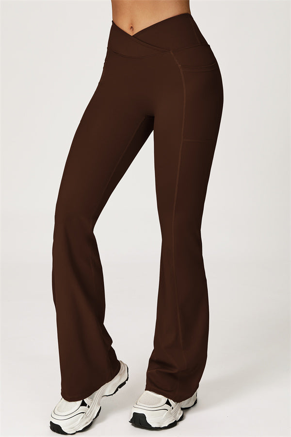 The Glacier Crop Tank Flared Leggings 2-Piece Set
