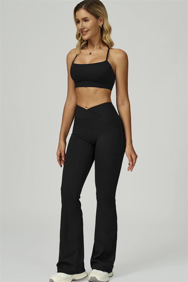 The Flourish Sports Bra Flared Leggings 2-Piece Set
