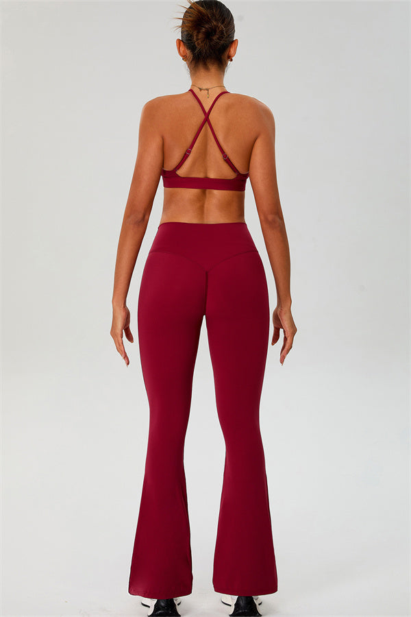 The Ember Sports Bra Flared Leggings 2-Piece Set