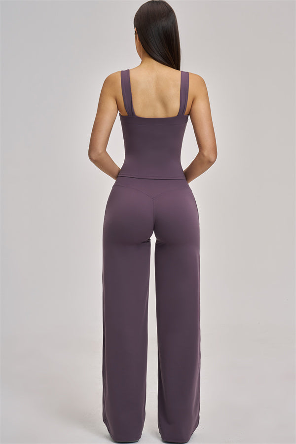 The Swoon Tank Top Flared Leggings 2-Piece Set