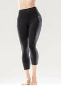 Jolie High-Waisted Capri Leggings with Hip Pockets | Femstylo