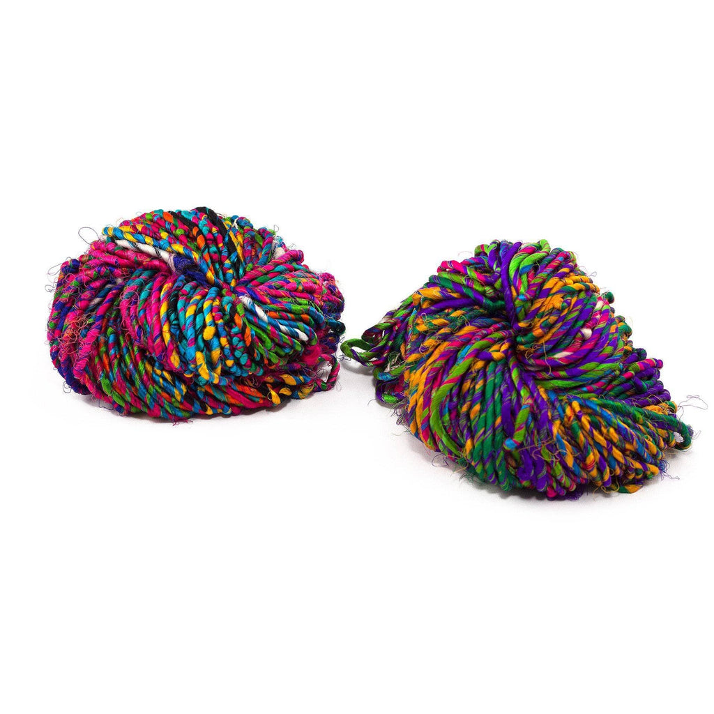 Firecracker Recycled Resolution Silk Yarn