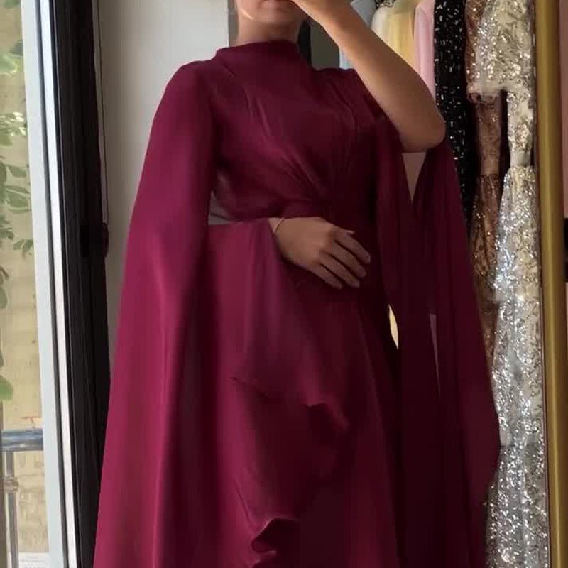 Fitted Waist Maxi Dress(MS285)