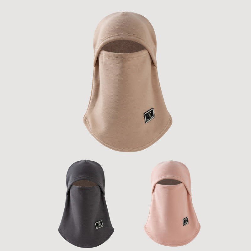Fleece-Lined Face Mask Cap | Windproof Winter Cycling Hood with Ear Protection(MAC308)