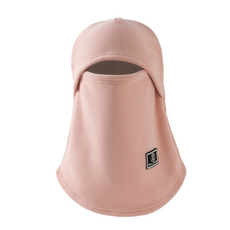 Fleece-Lined Face Mask Cap | Windproof Winter Cycling Hood with Ear Protection(MAC308)