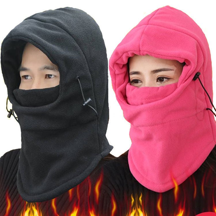 Fleece-Lined Winter Balaclava | Full Face Ski Mask with Adjustable Hood(MAC306)