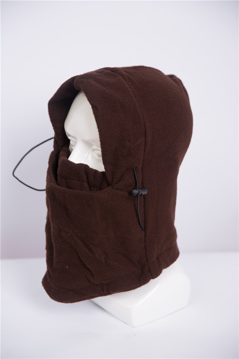 Fleece-Lined Winter Balaclava | Full Face Ski Mask with Adjustable Hood(MAC306)