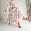 Floral Chiffon Dress(MA408)