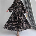 Floral Chiffon Dress(MA409)