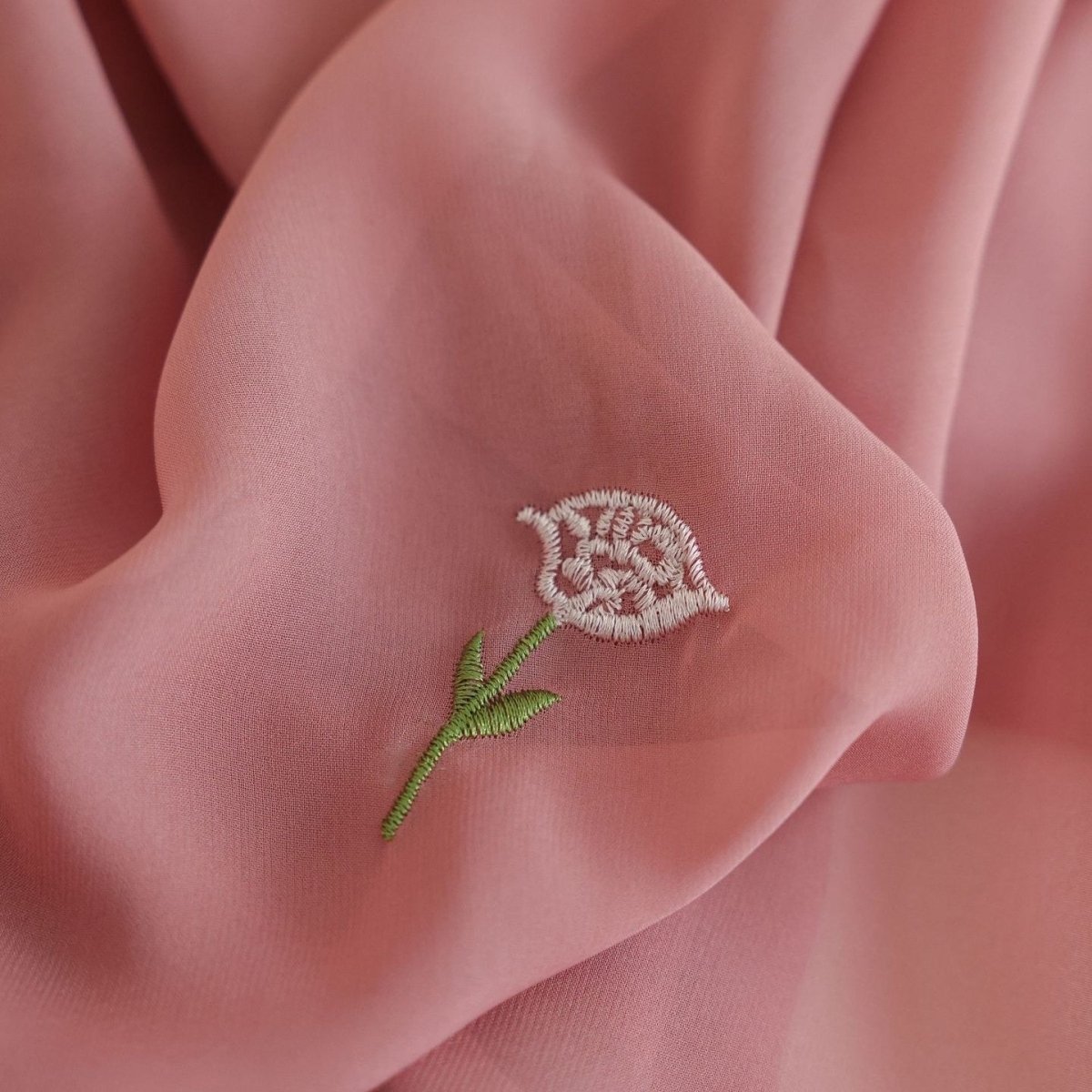 Floral Embroidered Abaya & Hijab Set(MOA248)