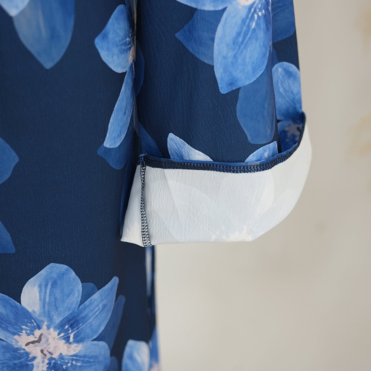Floral Print Washed Crinkle Maxi Dress(MS437)