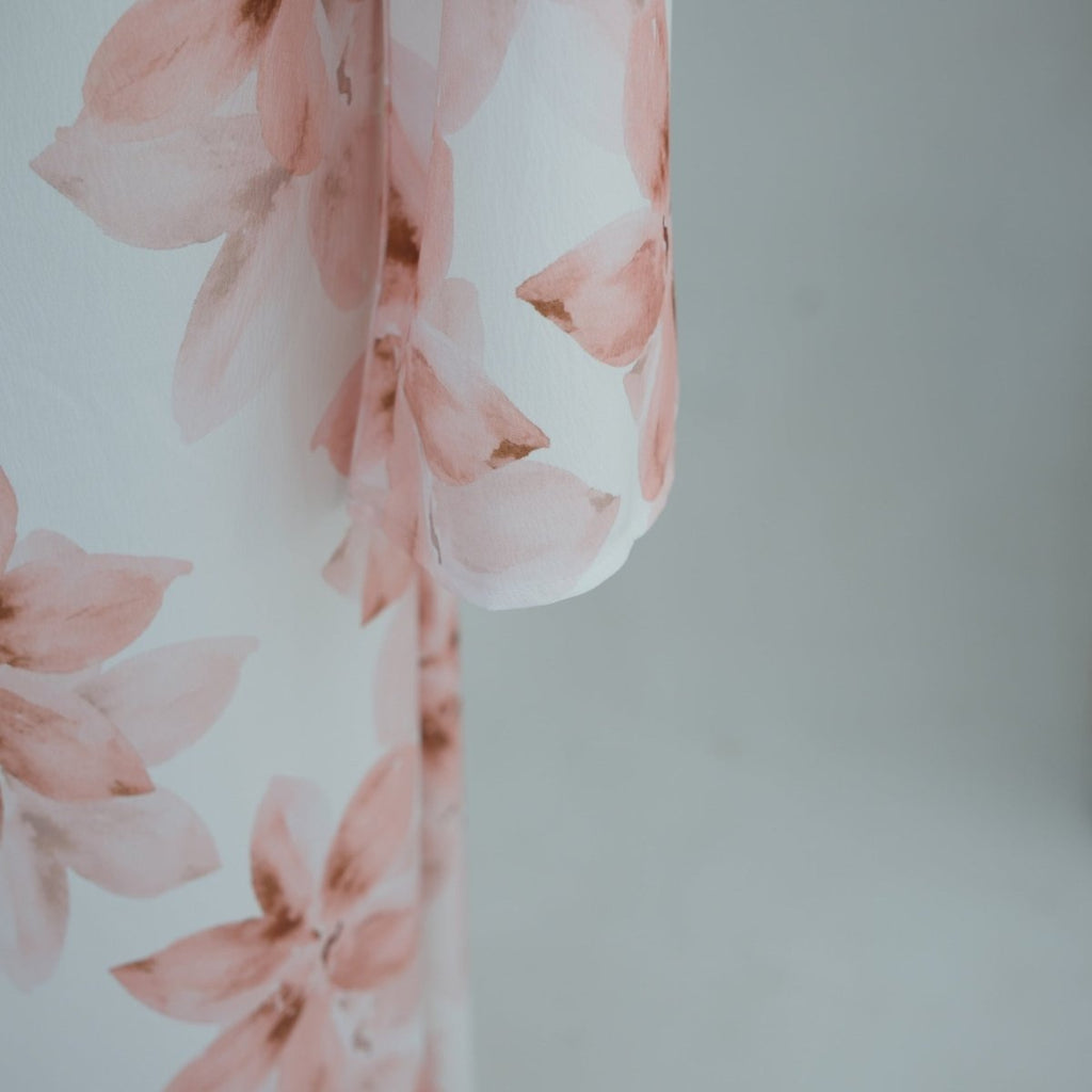 Floral Print Washed Crinkle Maxi Dress(MS437)