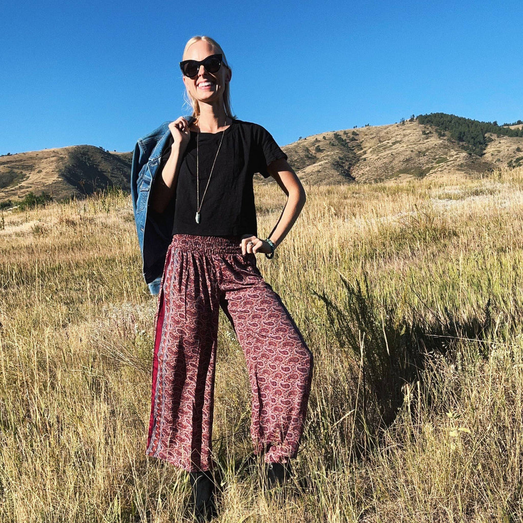 Free Spirit Wide-Leg Palazzo Pants