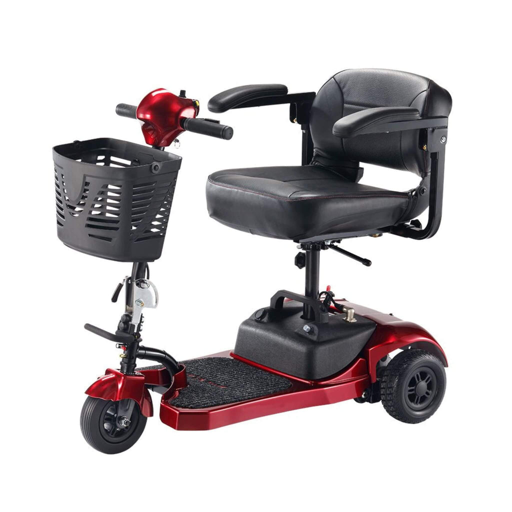 Freerider USA Ascot 3 Premium Electric Lightweight 3-Wheel Mobility Scooter, 325LBS (SAK96835)