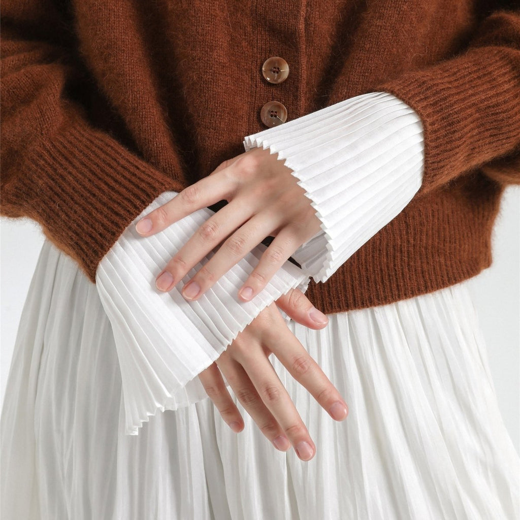 French Pleated Cuff Sleeves (MAC422)