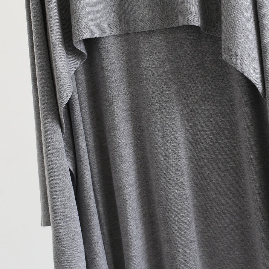 French-Style Two-Piece with Draped Poncho (MS310)