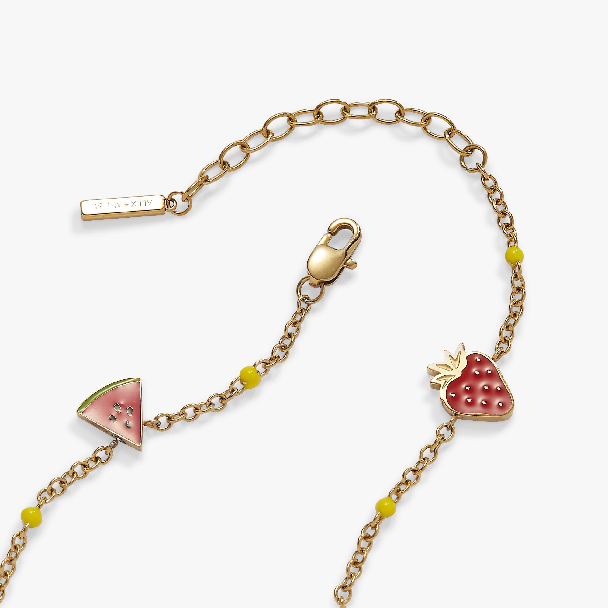 Fruit Inline Charm Anklet