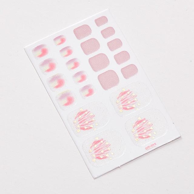 Full Beauty Loveliness Designed Manicure Valentines Nail Art Designer Nail Decals Kids Nails Art Decoration Nail Sticker Set French Tip Guides Stickers French Nail Stickers Form Fringe Guides for Decoration Stencil Tools