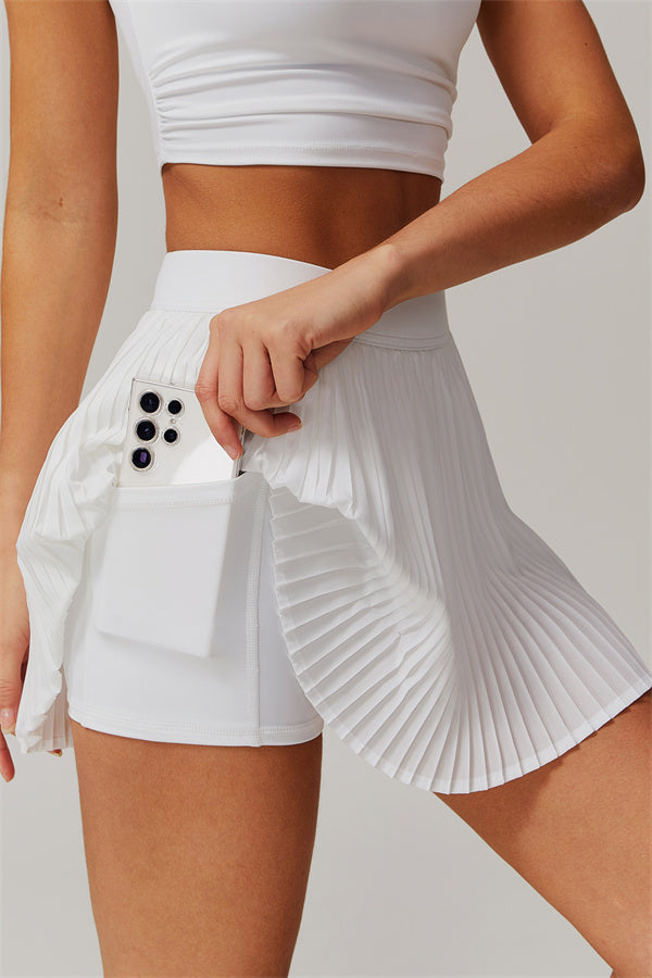 The Balance Crop Top Tennis Skirt 2-Piece Set