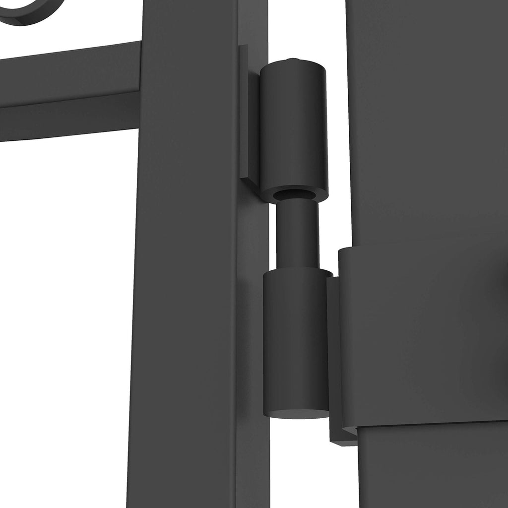 20x8 ft Steel Dual Swing Driveway Gate