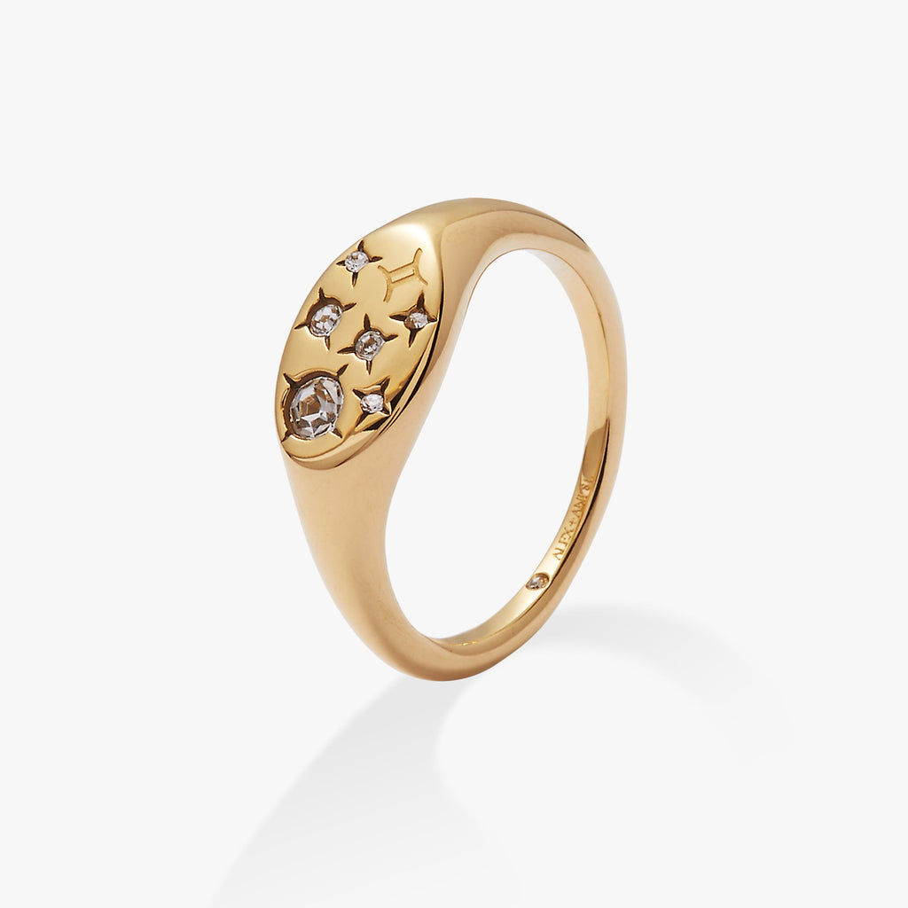 Gemini Zodiac Ring