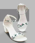 Women Off White Heels Sandal