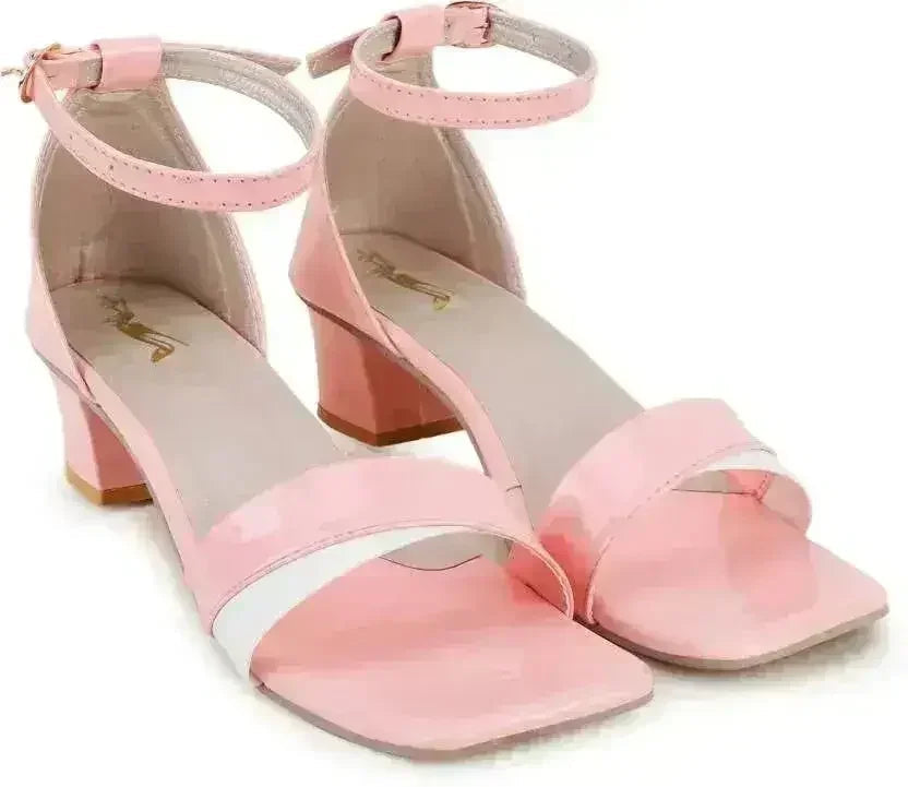 Women Pink Heels Sandal