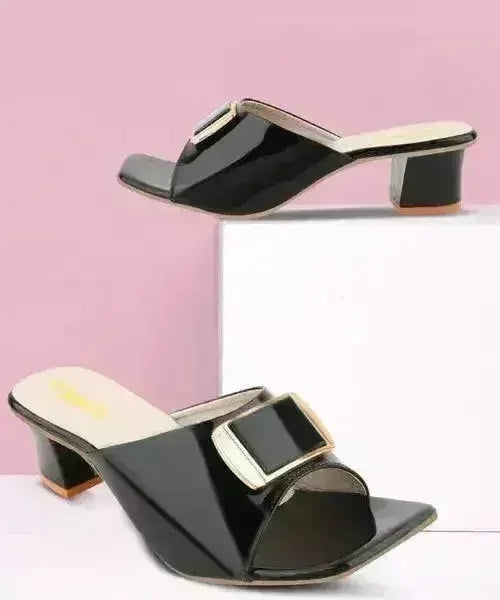 Women Black Heels Sandal