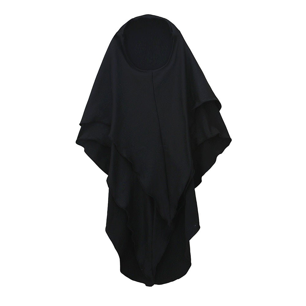Girls Patchwork Floral Kid Abaya 2-Piece Set(MKG012)