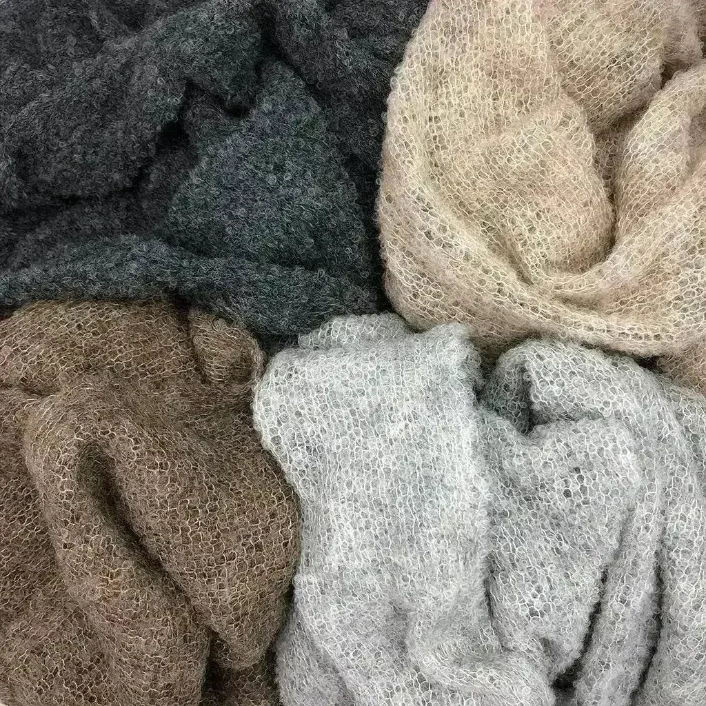 Charcoal Ultra Plush Alpaca Scarf