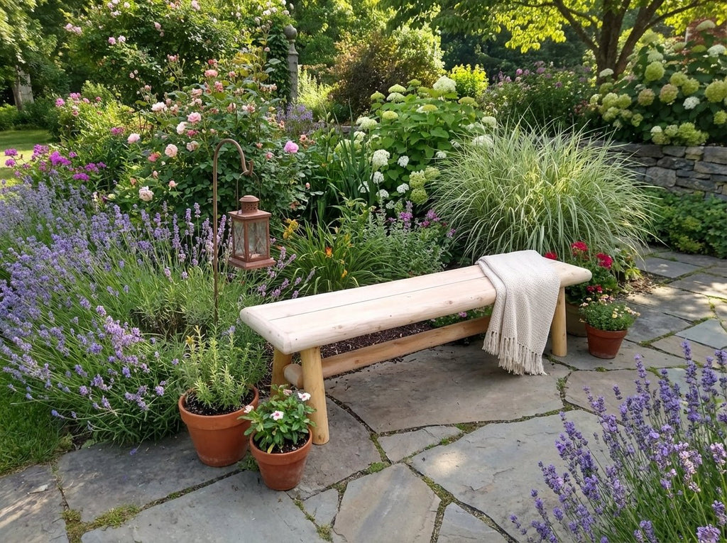 Handmade Solid Wooden Bench