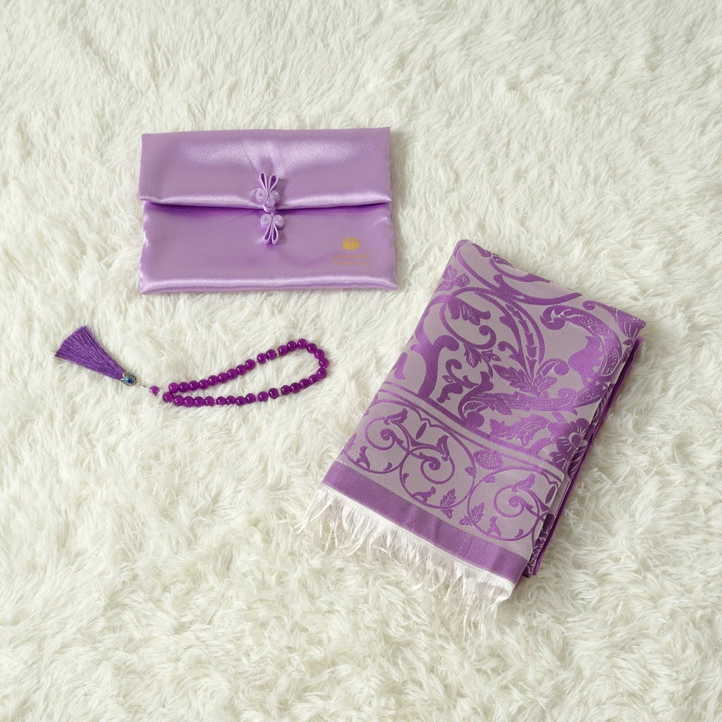 Haute Eco-Friendly New Prayer Mat and Tasbeeh Set(MR068)